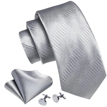 Funki Findz | Neckties | Men's Stylish Formal Silk Ties 3Pcs Sets