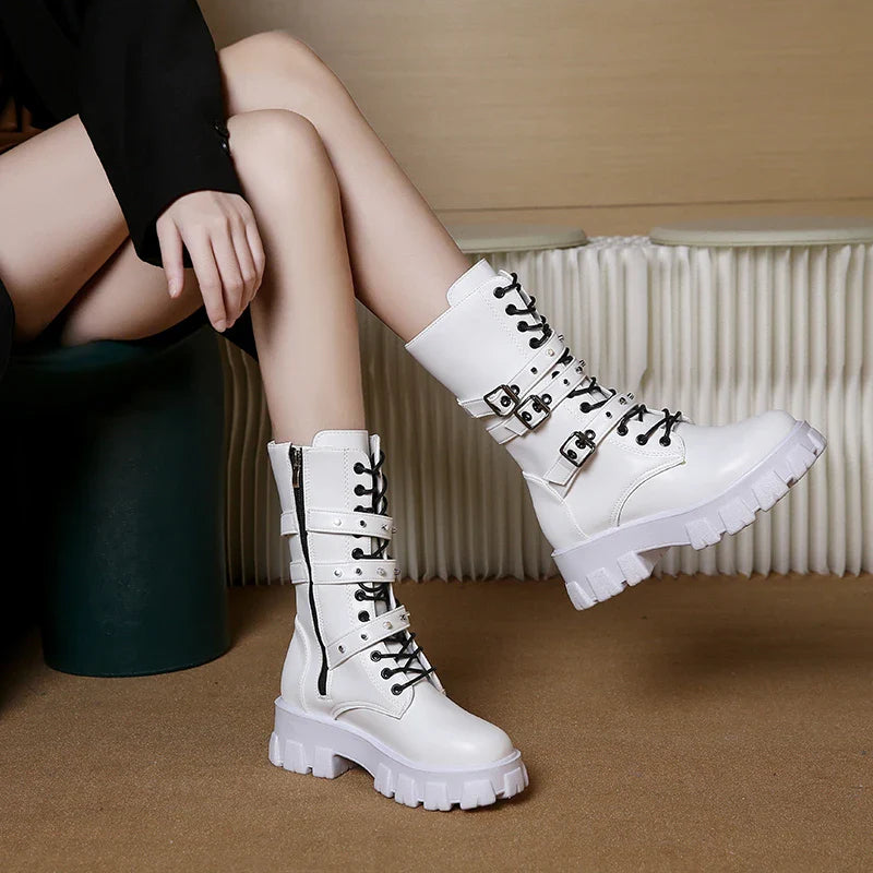 Funki Findz | Boots | Women's Gothic Platform Combat Boots