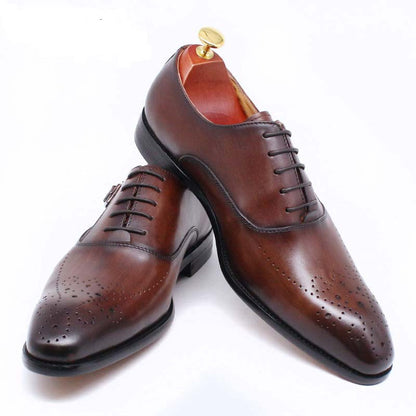 Funki Findz | Shoes | Men's Luxury Genuine Leather Dress Shoe