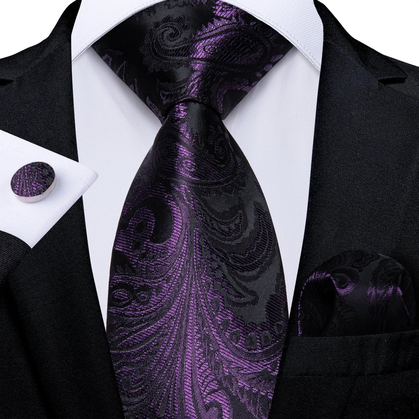 Funki Findz | Neck Ties | Men's Luxury 3Pcs Formal Tie Sets