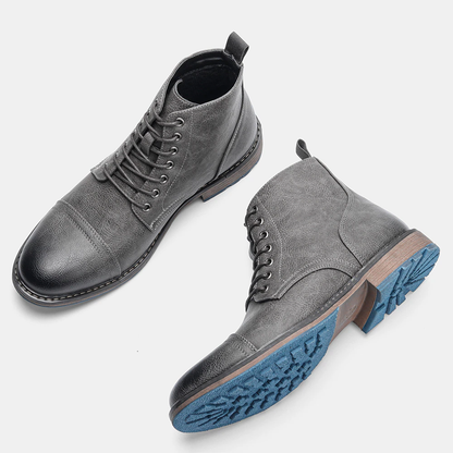 Funki Findz | Boots | Men's Faux Leather Smart Dress Boots