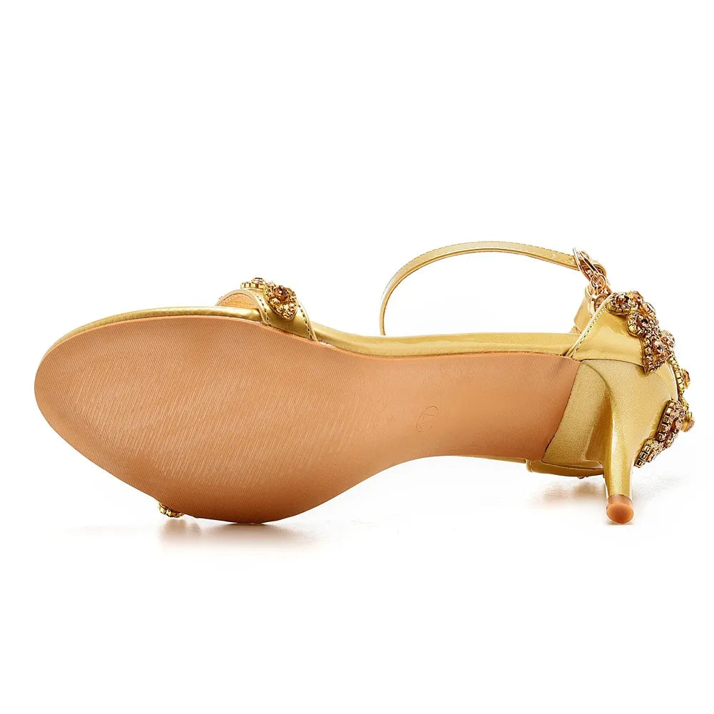 Funki Findz | Shoes | Women's Sweet Low Heel Beaded Sandals
