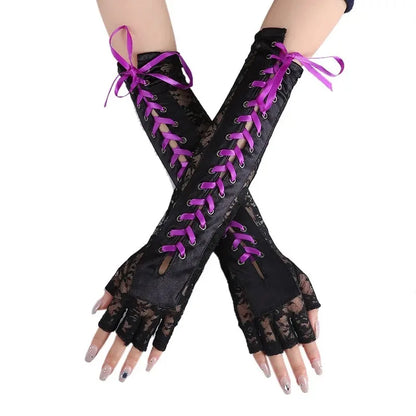 Funki Findz | Gloves | Women's Elbow Length Fingerless Gloves