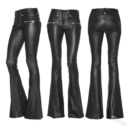 Funki Findz | Pants | Women's Elegant Chic Faux Leather Pants