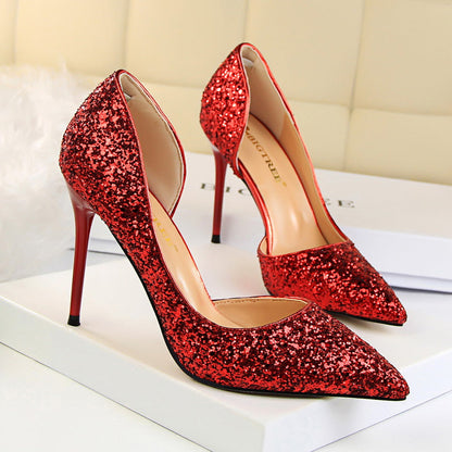 Funki Findz | Shoes | Women's Elegant Glitter Wedding Shoes