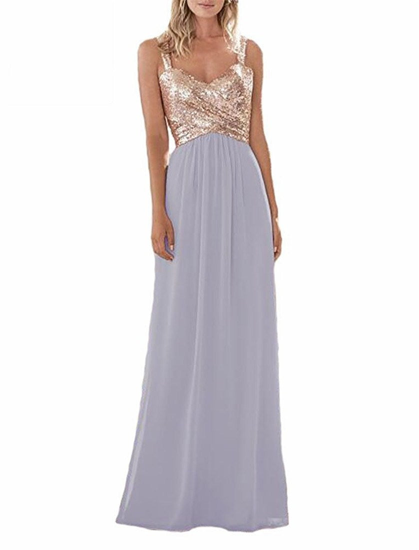 Funki Findz | Dresses | Women's Sequin Prom Bridesmaid Dress