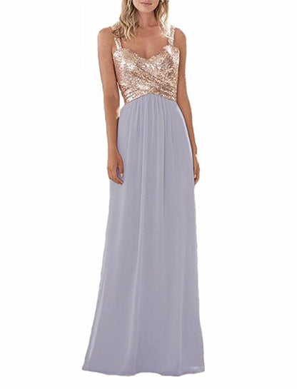 Funki Findz | Dresses | Women's Sequin Prom Bridesmaid Dress