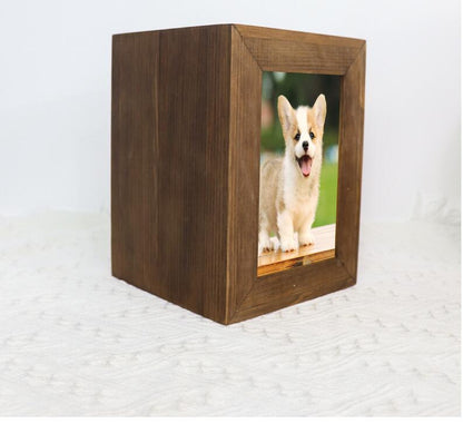 Funki Findz | Cremation Urns | Pet Memorial Wooden Photo Urn
