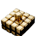 Funki Findz | Whisky Stones | Gold Stainless Steel Ice Cube Sets