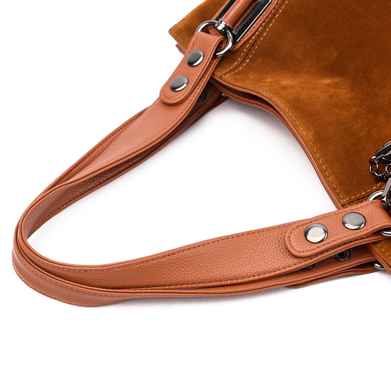 Funki Findz | Bags | Handbags | Women's Suede Shoulder Bag