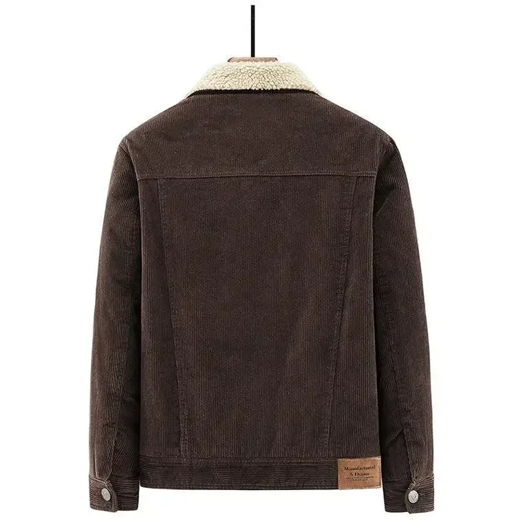 Funki Findz | Jackets | Men's Corduroy Fleece Winter Jacket