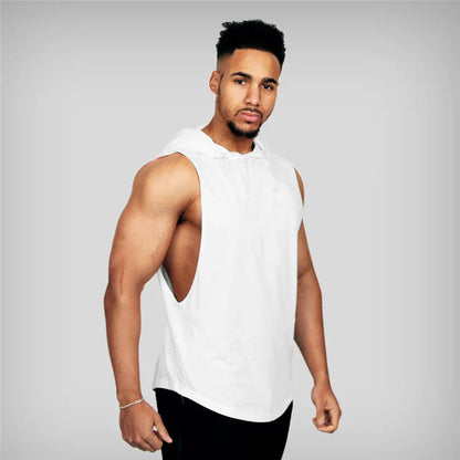 Funki Findz | Shirts | Men's Muscle Gym Hoodie Fitness Tank Top