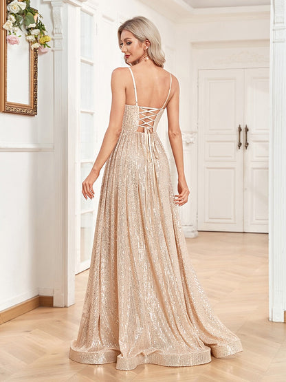 Funki Findz | Dresses | Women's Luxury Strappy Evening Dress