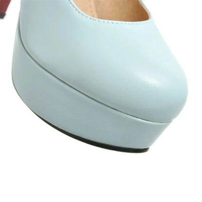 Funki Findz | Shoes | Women's Cute Ankle Bow Wedding Heels
