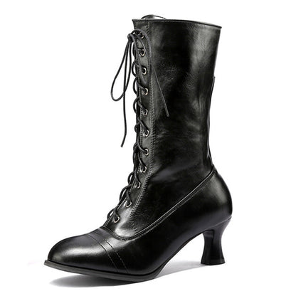 Funki Findz | Boots | Women's Victorian Style Lace Up Boots
