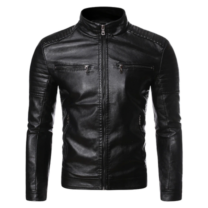 Funki Findz | Jackets | Men's Motorcycle Faux Leather Jacket