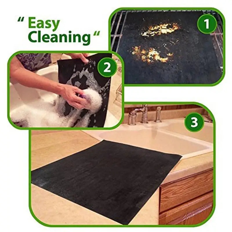 Funki Findz | Grill Mats | 4 Pcs Large Non Stick Oven Grill Mats