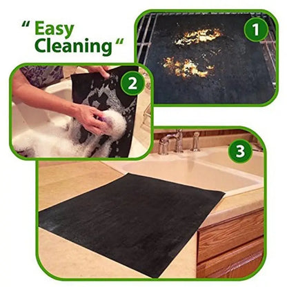 Funki Findz | Grill Mats | 4 Pcs Large Non Stick Oven Grill Mats