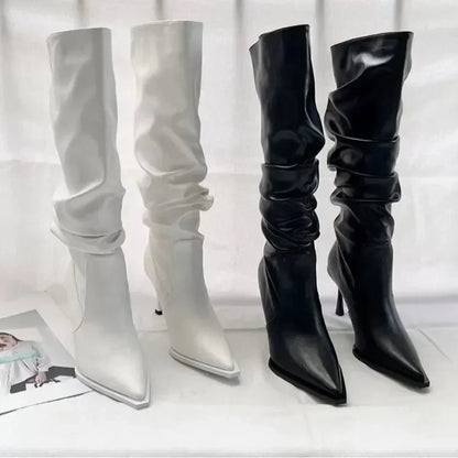 Funki Findz | Boots | Women's Fashion Pointed Toe Stiletto Boots