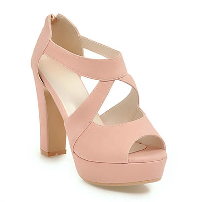 Funki Findz | Shoes | Women's Block Heel High Platform Sandal