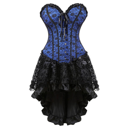 Funki Findz | Dresses | Women's Victorian Gothic Corset Skirt Set
