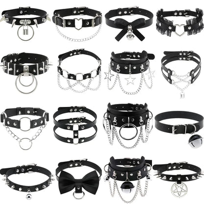 Funki Findz | Necklaces | Women's Punk Goth Choker Necklaces