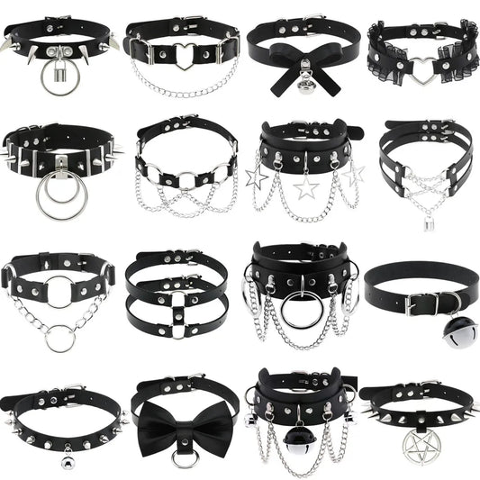 Funki Findz | Necklaces | Women's Punk Goth Choker Necklaces