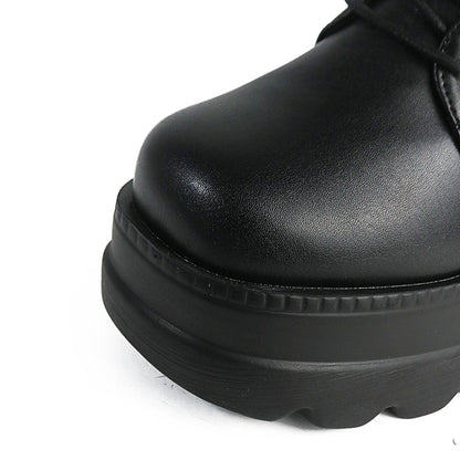 Funki Findz | Boots | Women's Punk Platform Ankle Wedge Boots