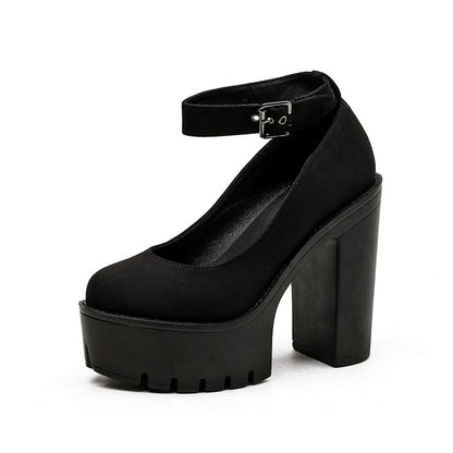 Funki Findz | Shoes | Women's High Buckle Strap Lolita Platforms