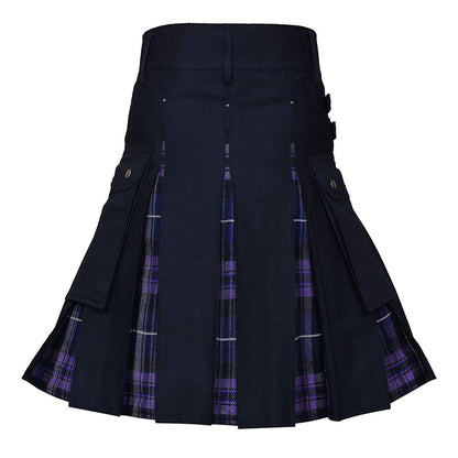 Funki Findz | Skirts | Men's Modern Gothic Punk Plaid Pleated Kilt