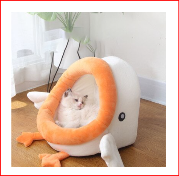Funki Findz | Pet Beds | Cat Bed | Warm Cozy Kitten Cat Cave