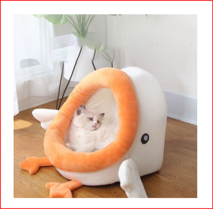 Funki Findz | Pet Beds | Cat Bed | Warm Cozy Kitten Cat Cave
