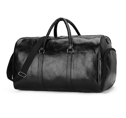 Funki Findz | Bags | Travel Bags | Faux Leather Overnight Bag
