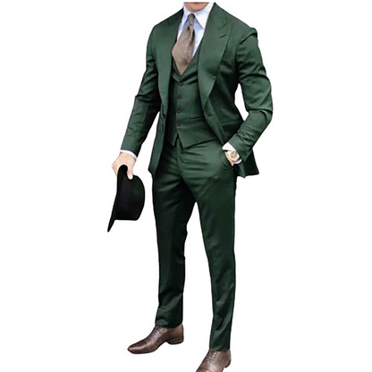 Funki Findz | Suits | Men's 3 Pcs Formal Grooms Suit | Slim Fit