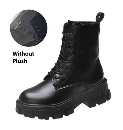 Funki Findz | Boots | Women's Lace-up Chunky Combat Boots