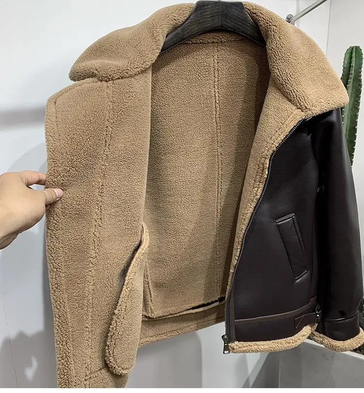 Funki Findz | Jackets | Men's Faux Leather Fleece Bomber Jacket
