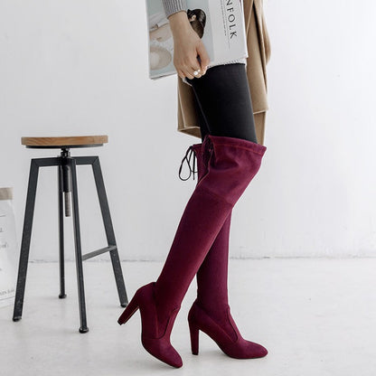 Funki Findz | Boots | Women's Over-the-Knee High Chelsea Boot