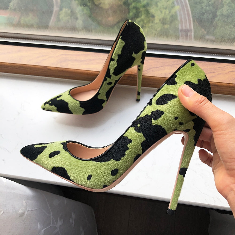 Funki Findz | Shoes | Women's High Animal Print Stilettos | Flock