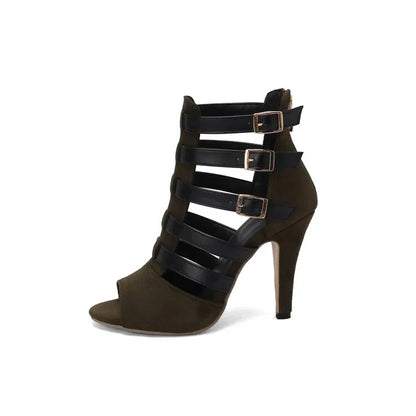 Funki Findz | Shoes | Women's Spike Heel Gladiator Sandals