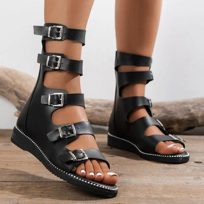 Funki Findz | Shoes | Women's Gothic Open-toe Roman Sandals