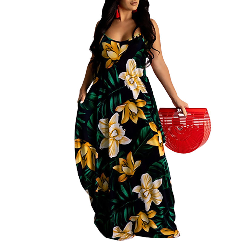 Funki Findz | Dresses | Women's Long Floral Summer Dresses