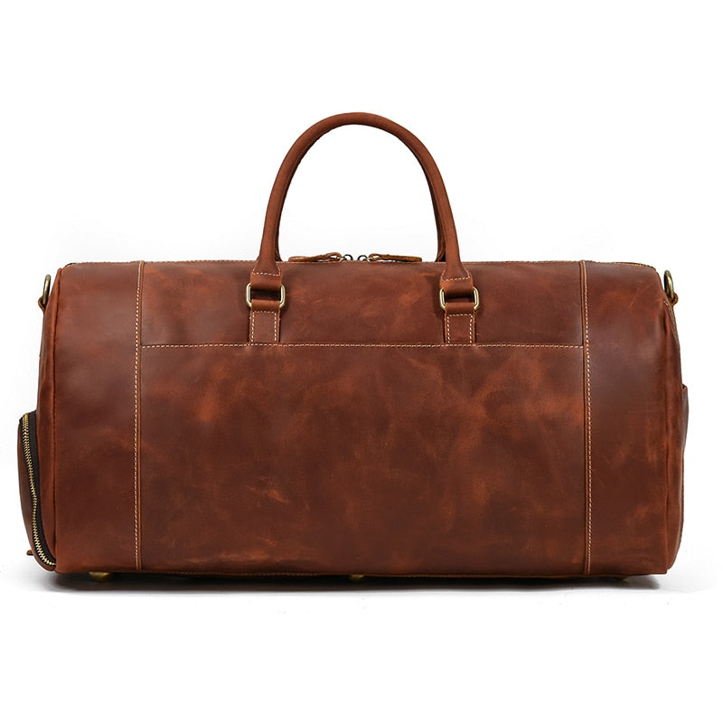 Funki Findz | Bags | Travel Bags | Men's Leather Overnight Bag