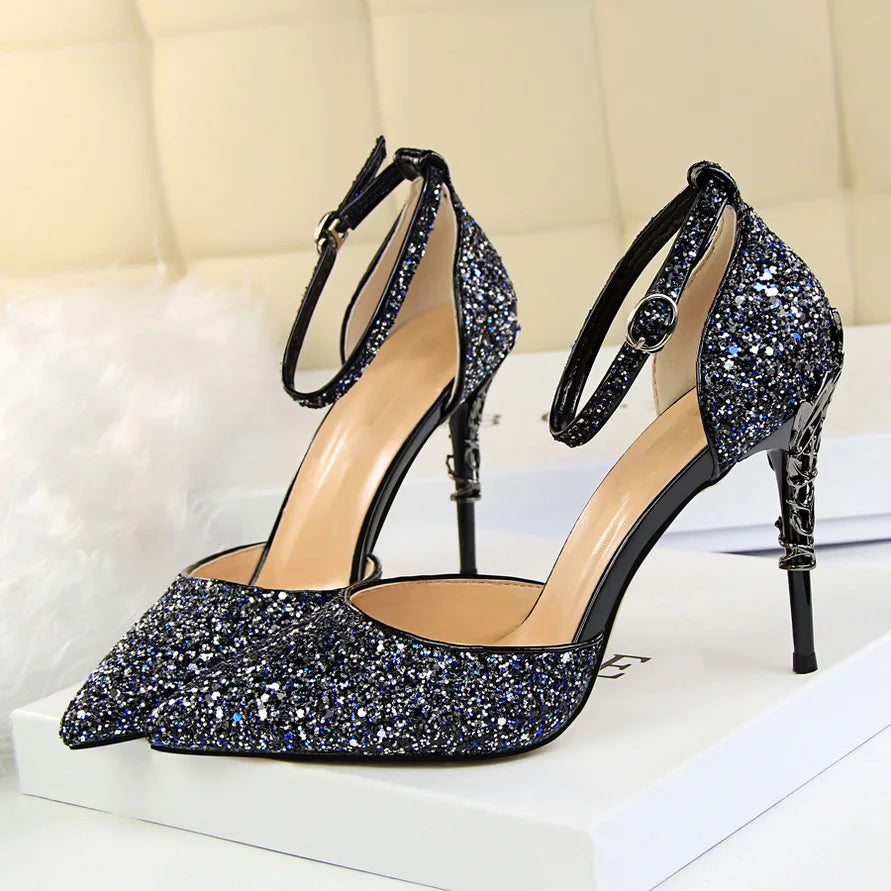 Funki Findz | Shoes | Women's Elegant Party Glitter Sandals