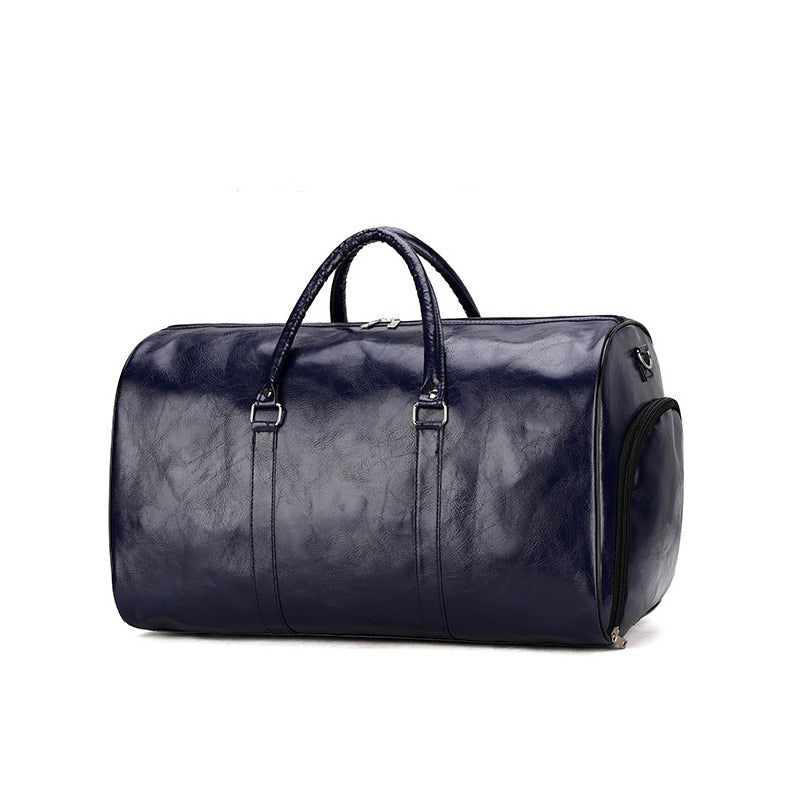Funki Findz | Bags | Travel Bags | Faux Leather Overnight Bag