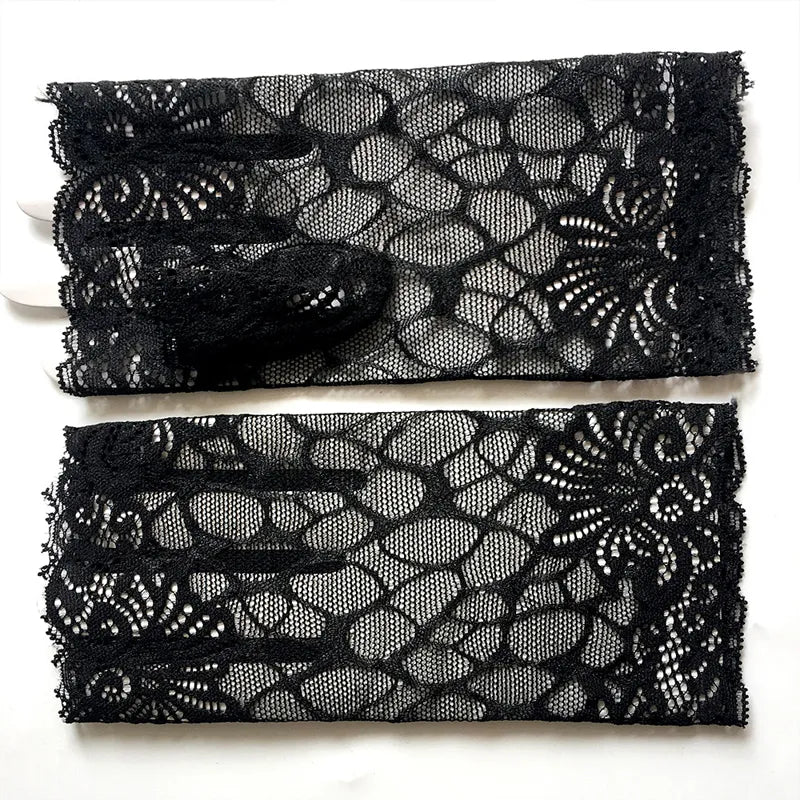 Funki Findz | Gloves | Women's Gothic Fingerless Lace Gloves