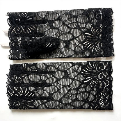 Funki Findz | Gloves | Women's Gothic Fingerless Lace Gloves