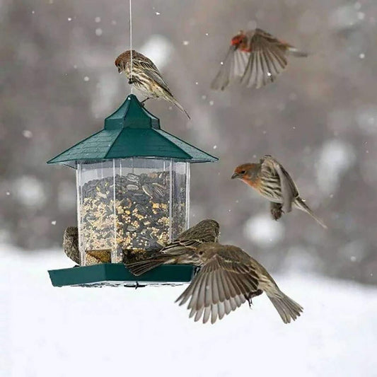 Funki Findz | Bird Feeders | Waterproof Hanging Wild Bird Feeder