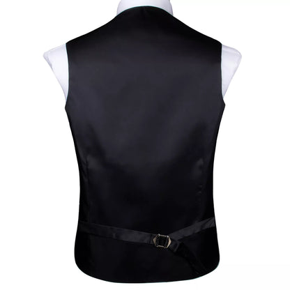 Funki Findz | Vests | Men's Formal 4 Pcs Silk Slim Waistcoat Sets