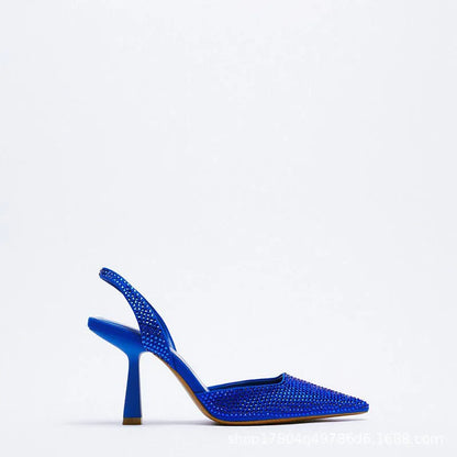 Funki Findz | Shoes | Women's Shiny Beaded Mid Heeled Mules
