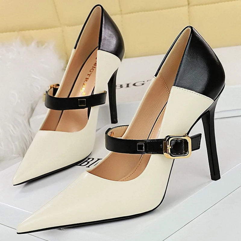 Funki Findz | Shoes | Women's Retro Colored Pointy Toe Stilettos